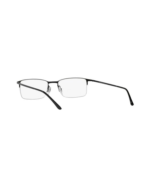Giorgio Armani Black Ar5010 3001 Optical Frames Steel Squared Normal for men