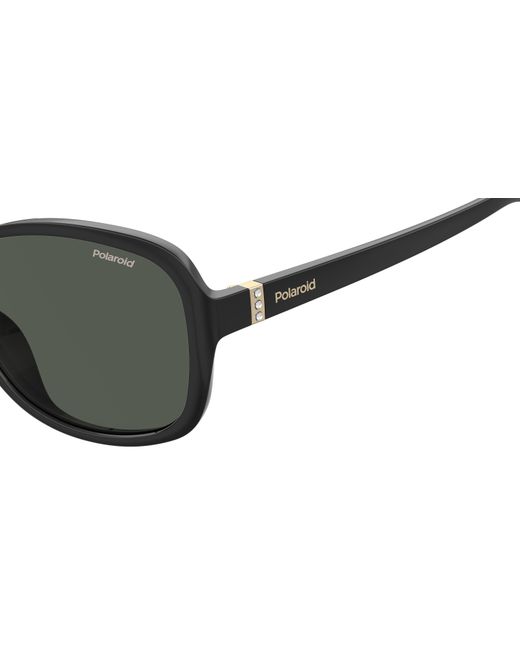 Polaroid Black Pld 4098/S 807/M9 Sunglasses Plastic Round