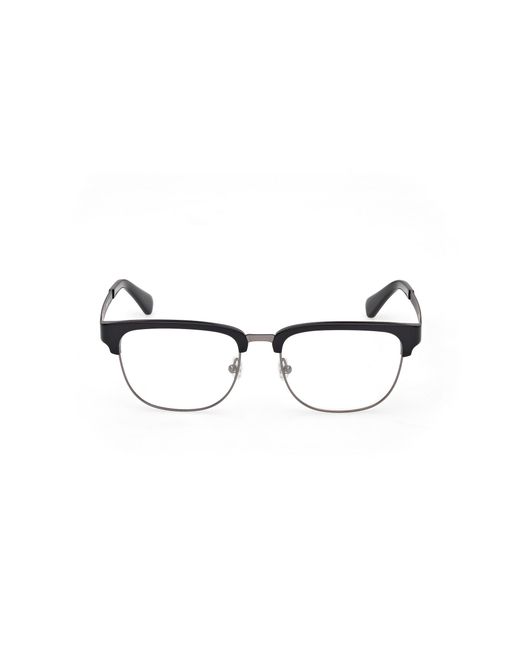 Timberland Black Tb50088 001 Optical Frames Metal Squared Normal for men