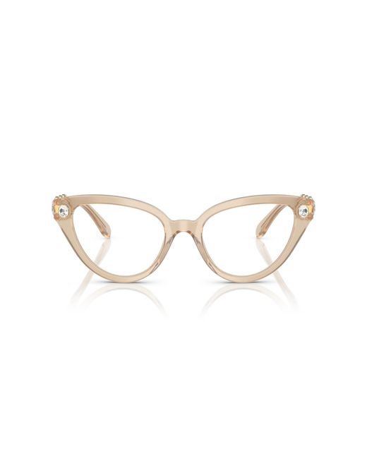 Swarovski Black Sk2028 1066 Optical Frames Acetate Cat Eye Normal