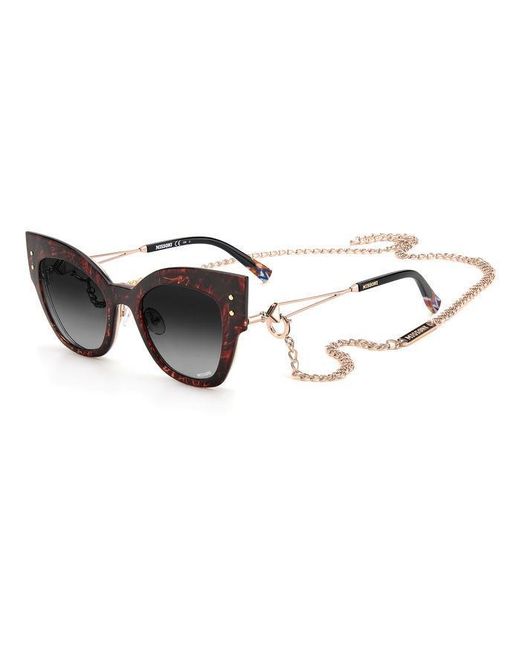 Missoni Black Mis 0054/Cs Ddb/9O Sunglasses Metal Cat Eye Normal Shaded