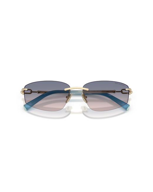 Tiffany & Co Black Tf3114 619116 Sunglasses Metal Geometric Normal Nuanced