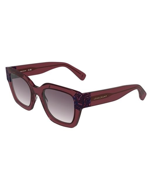 Longchamp Black Lo771S 615 Sunglasses Acetate Squared Normal