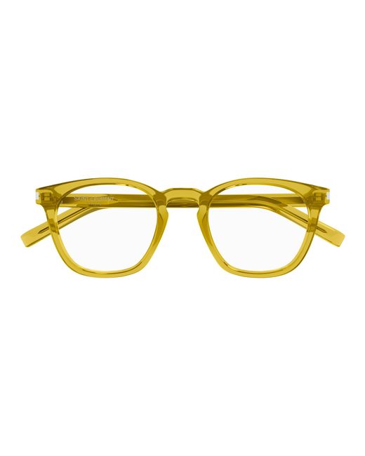 Saint Laurent Black Sl 28 Opt 013 Optical Frames Acetate Transparent Round