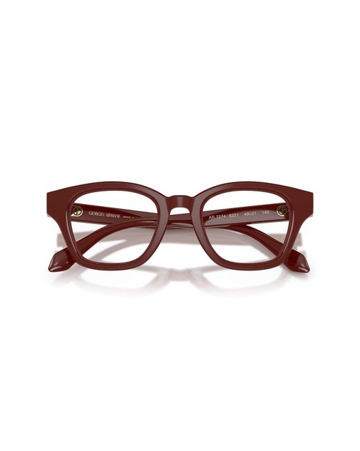Giorgio Armani Black Ar7274 6221 Optical Frames Acetate Pillow Normal for men