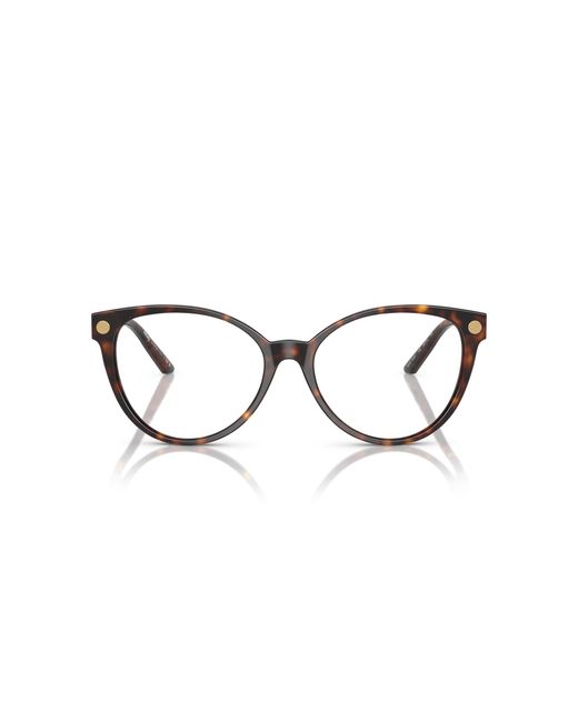 Versace Black Ve3353 108 Optical Frames Acetate Transparent Cat Eye Normal
