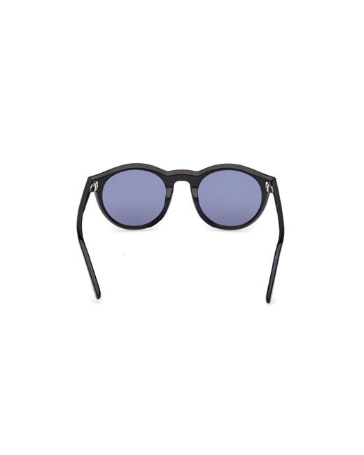 Web Black We0398 92V Sunglasses Acetate Round Normal for men