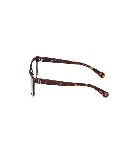 Timberland Black Tb50074 052 Optical Frames Acetate Squared Normal for men