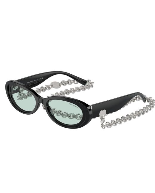 Tiffany & Co Black Tf4221 8001D9 Sunglasses Acetate Round Normal