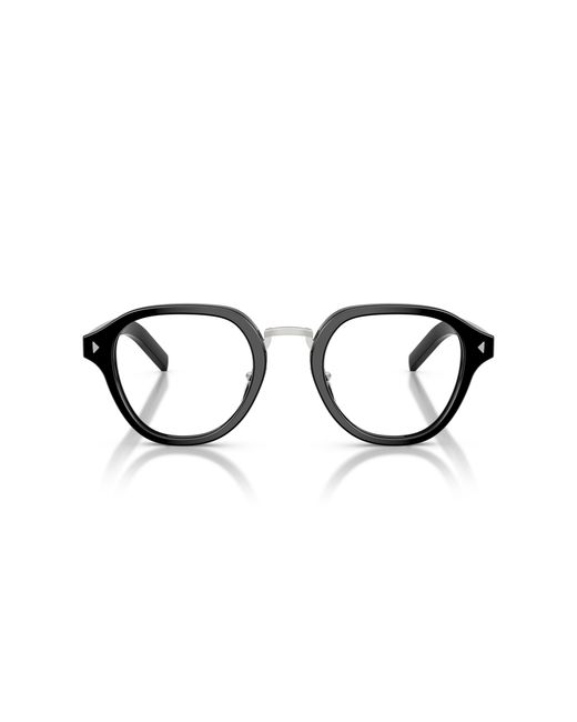 Prada Black Pr C05V 16K1O1 Optical Frames Acetate Pantos Normal for men