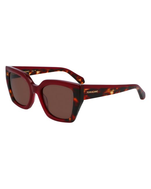 Ferragamo Black Sf2035S 654 Sunglasses Acetate Butterfly Normal