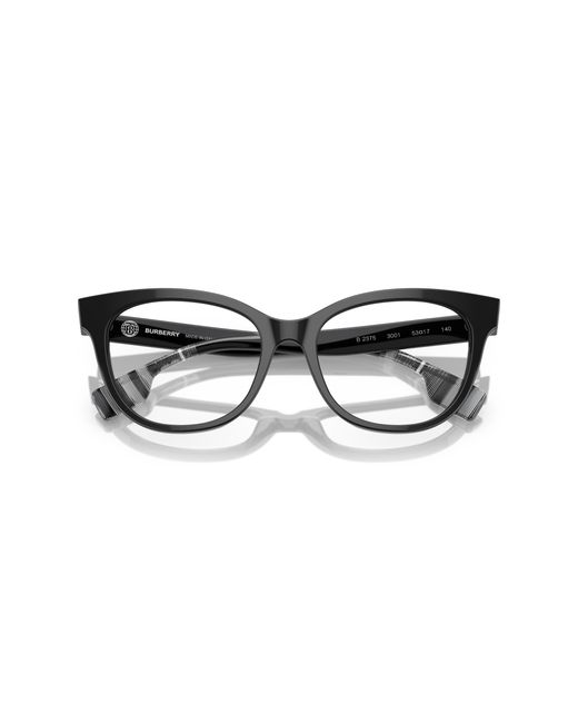 Burberry Black Be2375 Evelyn 3001 Optical Frames Acetate Cat Eye