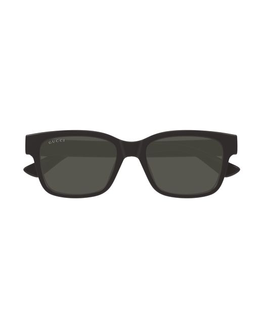 Gucci Black Gg1716S 003 Sunglasses Injected Squared for men