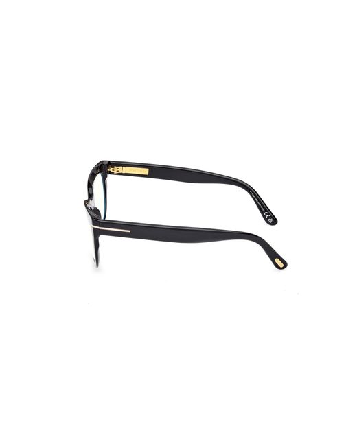 Tom Ford Black Ft6066-B 001 Optical Frames Acetate Squared Normal