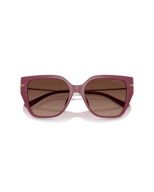 Michael Kors Black Mk2231U St. Barths 3256T5 Sunglasses Injected Squared Polarized Shaded