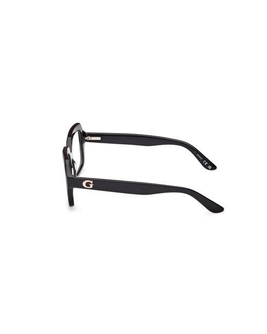 Guess Black Gu50226 001 Optical Frames Acetate Squared Normal