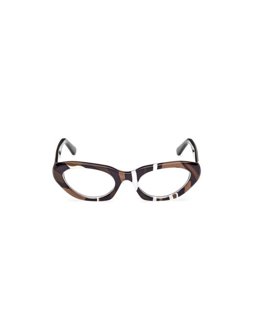 Emilio Pucci Black Ep5271 099 Optical Frames Acetate Cat Eye Normal