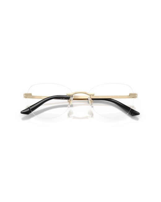 Versace Black Ve1314D 1252 Optical Frames Metal Geometric Normal