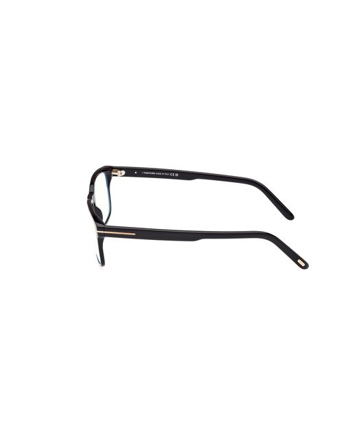 Tom Ford Black Ft5938-B 001 Optical Frames Acetate Squared Normal for men