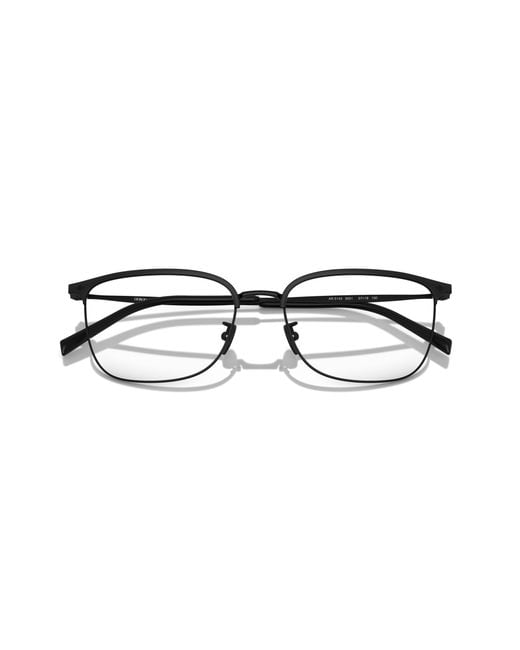 Giorgio Armani Black Ar5143 3001 Optical Frames Steel Transparent Squared Normal for men