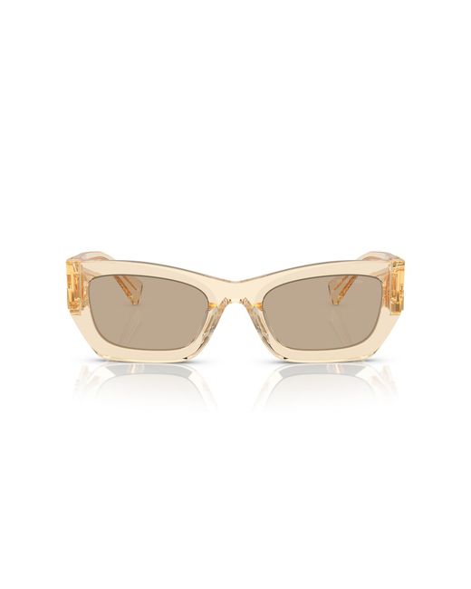 Miu Miu Black Mu 09Ws 11T40F Sunglasses Acetate Squared Normal