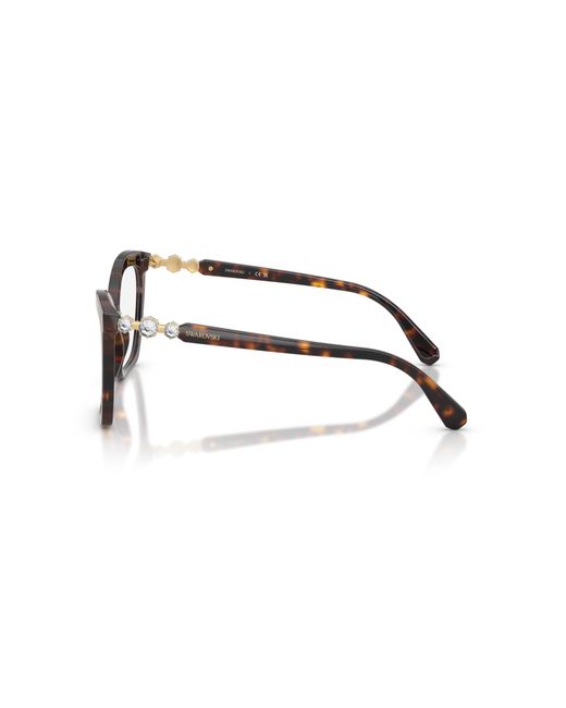 Swarovski Black Sk2053 1002 Optical Frames Acetate Cat Eye Normal