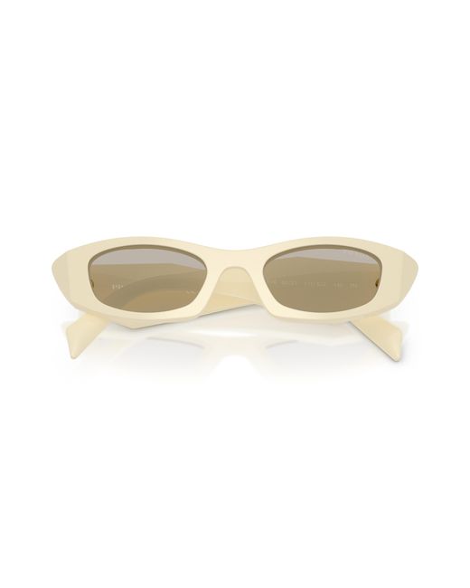 Prada Black Pr B16S 21D5J2 Sunglasses Acetate Round Normal