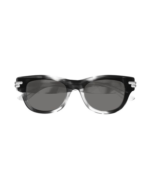 Bottega Veneta Black Bv1323Sk 002 Sunglasses Acetate Squared