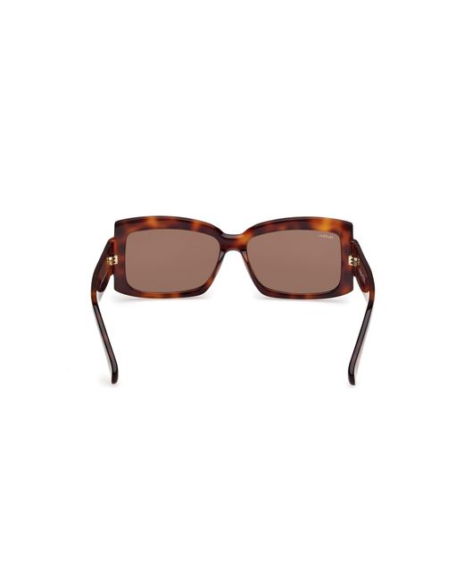 Max Mara Multicolor Mm0140 Lee-3 52E Sunglasses Acetate Squared Normal