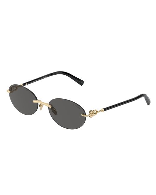 Tiffany & Co Black Tf3104D 6216S4 Sunglasses Metal Round Normal