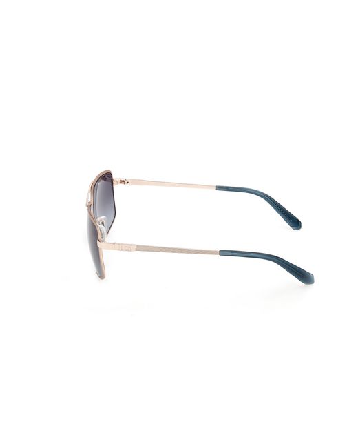 Guess Black Gu00208 33W Sunglasses Metal Squared Normal for men