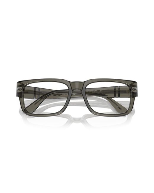 Persol Black Po3315V 1103 Optical Frames Acetate Transparent Squared Normal for men