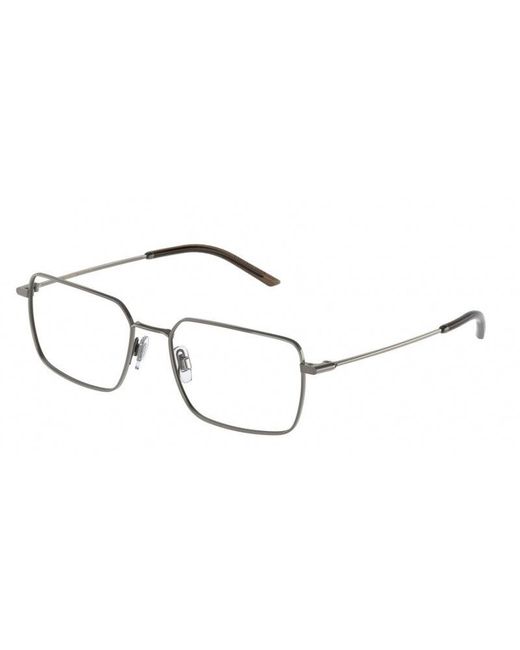 Dolce & Gabbana Black Dg1336 1335 Optical Frames Metal Squared for men