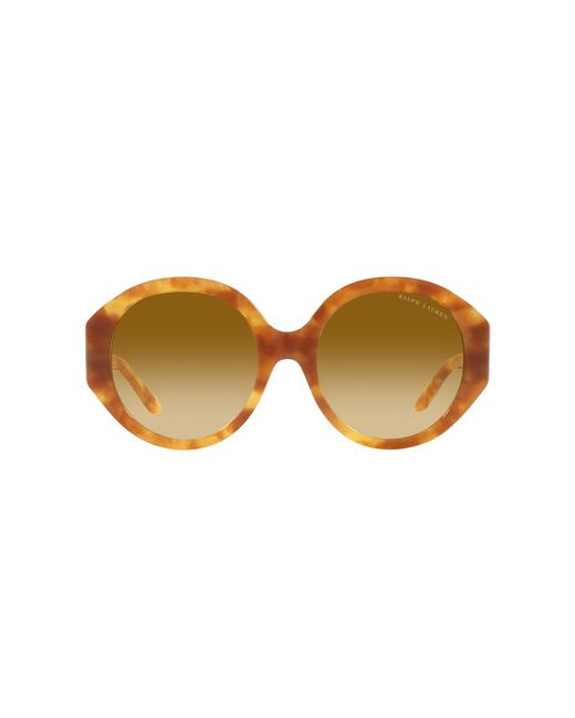 Ralph Lauren Black Rl8188Q 60832L Sunglasses Acetate Round Normal Nuanced