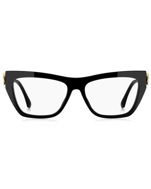 Etro Black 0029 807 Optical Frames Acetate Cat Eye