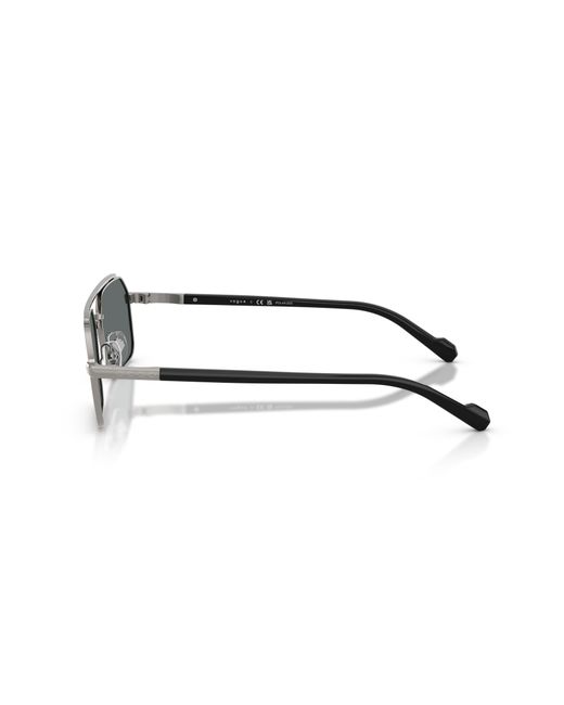 Vogue Eyewear Black Vo4356S 518781 Sunglasses Metal Geometric Polarized for men