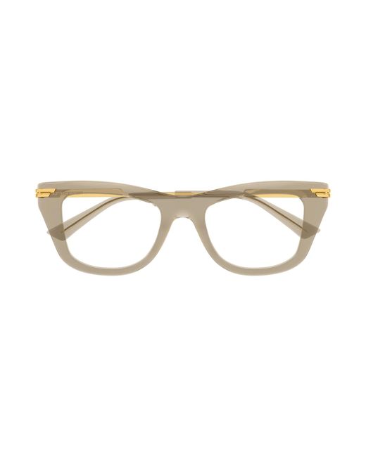 Bottega Veneta Black Bv1370O 003 Optical Frames Acetate Transparent Squared