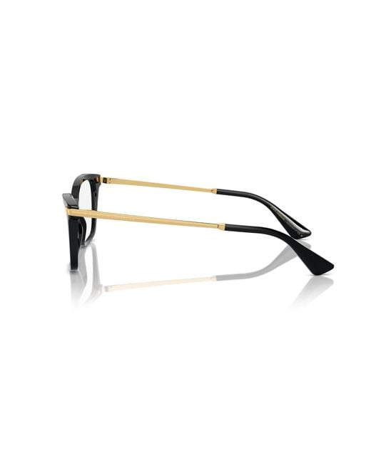 Dolce & Gabbana Black Dg3393 501 Optical Frames Acetate Transparent Squared Normal
