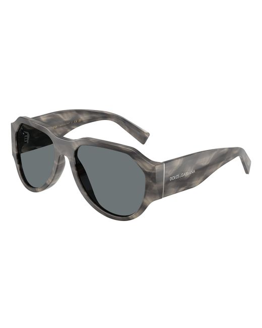 Dolce & Gabbana Black Dg4504 319980 Sunglasses Acetate Pilot Normal for men