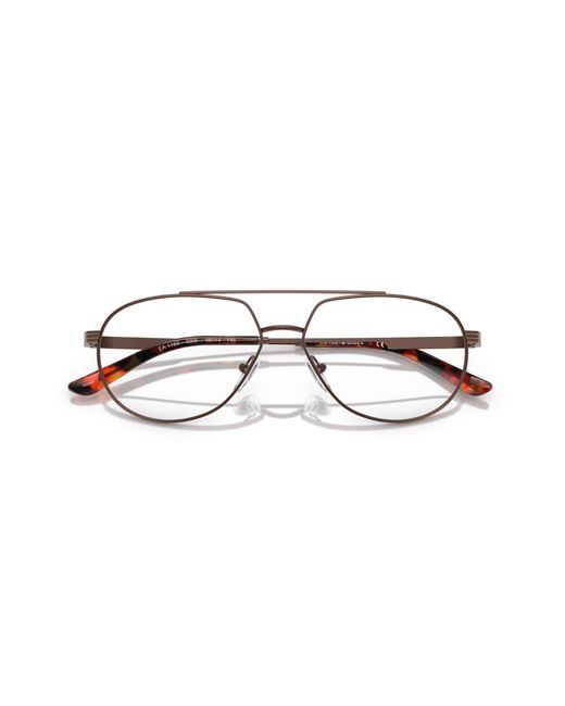Emporio Armani Black Ea1165 3006 Optical Frames Metal Pilot Normal for men