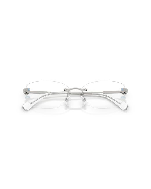 Swarovski Black Sk1037 4020 Optical Frames Metal Transparent Round Normal