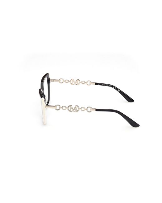 Guess Black Gm50005 001 Optical Frames Acetate Geometric Normal