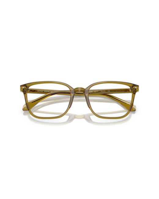 Giorgio Armani Black Ar7265 6172 Optical Frames Acetate Transparent Pillow Normal for men
