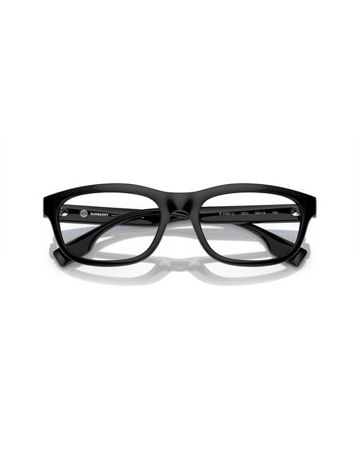 Burberry Black Be2385U 3001 Optical Frames Injected Transparent Geometric Normal for men