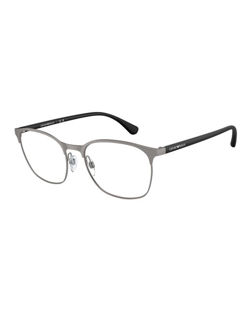 Emporio Armani Black Ea1114 3032 Optical Frames Metal Round Normal for men