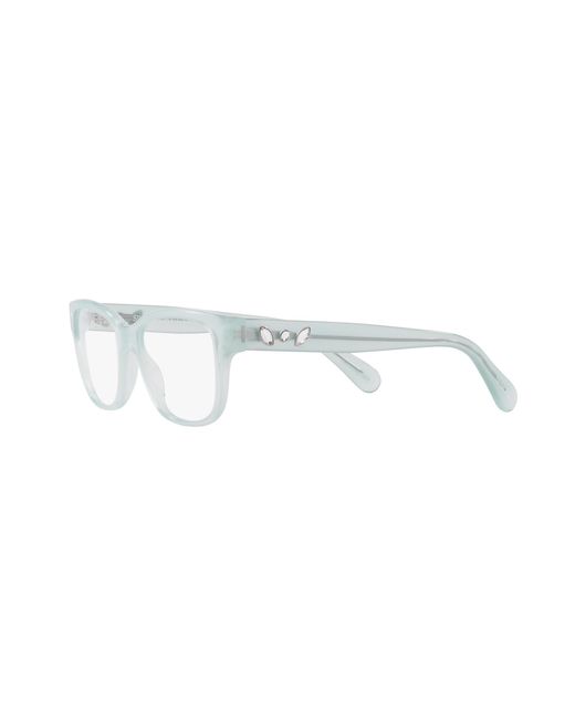 Swarovski Black Sk2007 1024 Optical Frames Acetate Pillow Normal