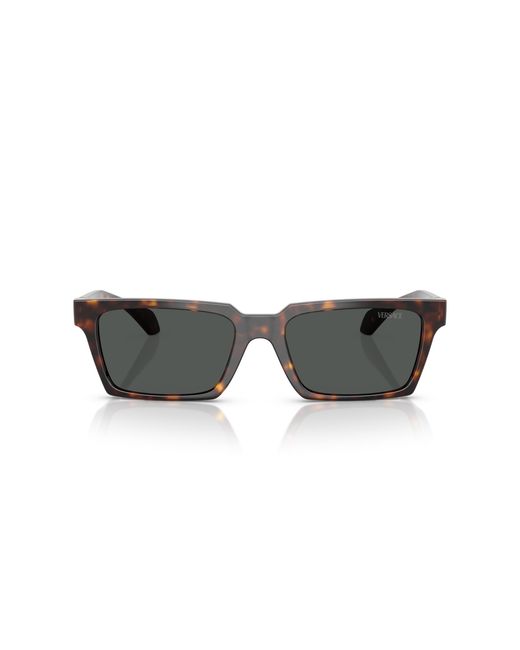 Versace Black Ve4490U 108/87 Sunglasses Injected Squared Normal for men
