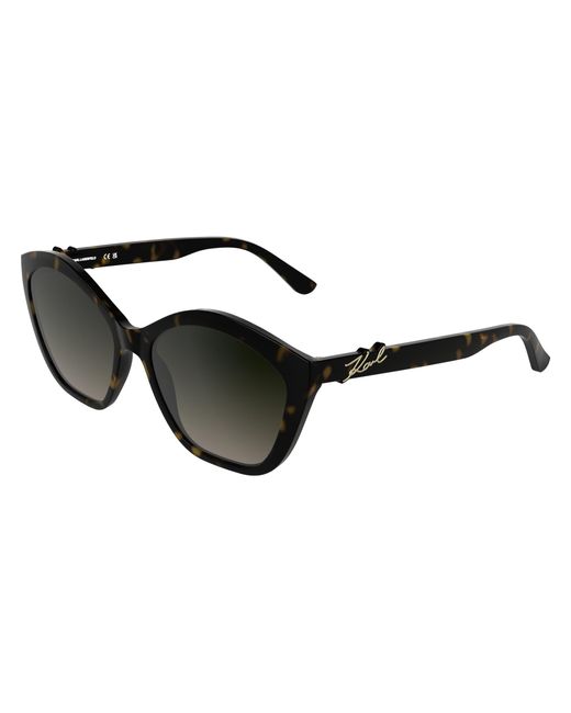Karl Lagerfeld Black Kl6222S 242 Sunglasses Bio-Injected Cat Eye Normal