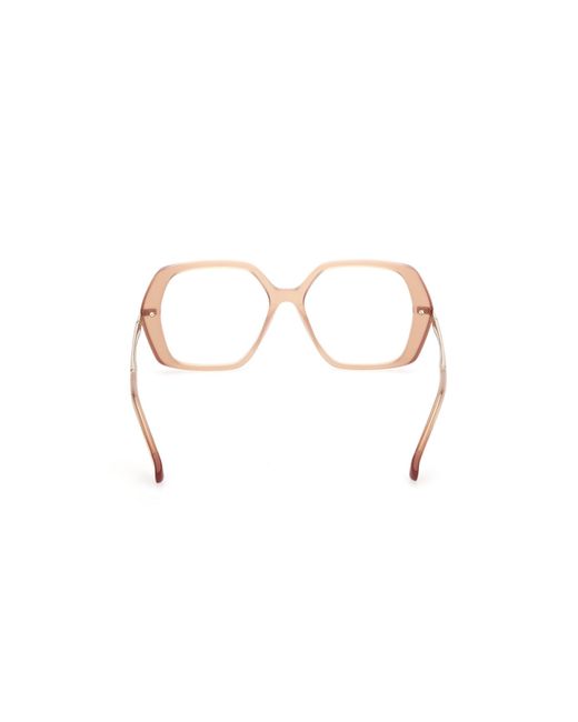Max Mara Black Mm5175 045 Optical Frames Acetate Geometric Normal