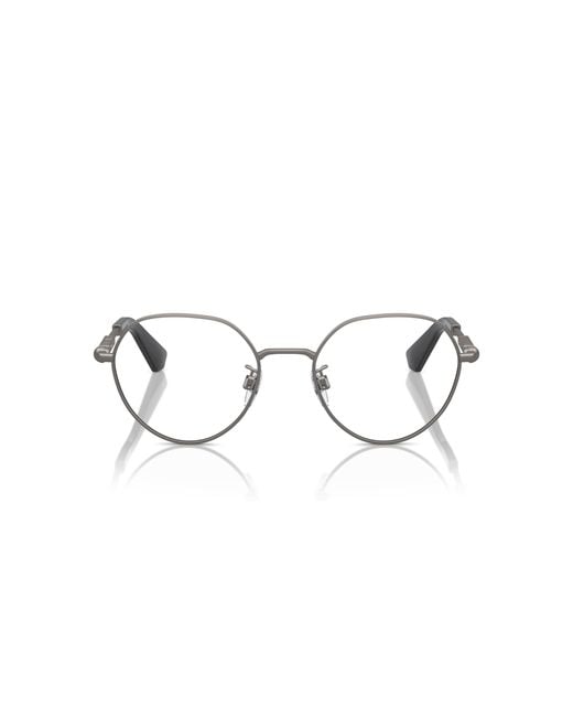 Burberry Black Be1388D 1316 Optical Frames Metal Transparent Round Normal for men